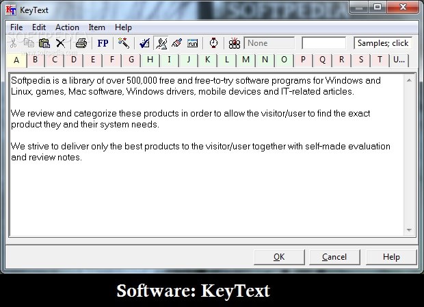 Software: KeyText