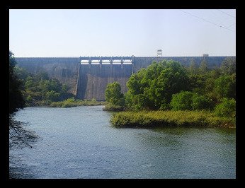 Panshet Dam Front View