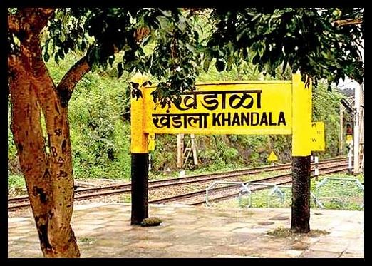 Khandala Railway Station Board