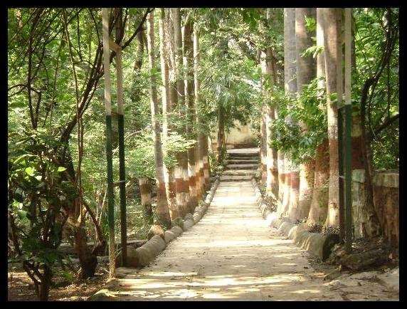 Beautiful Garden at Baneshwar Temple