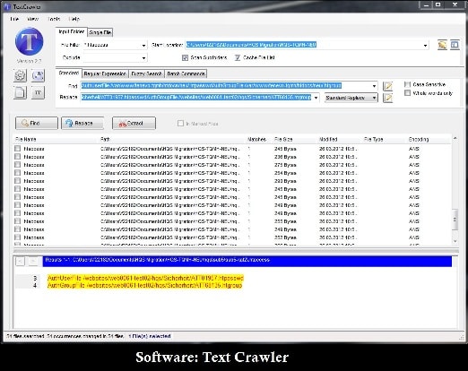 Software: Text Crawler