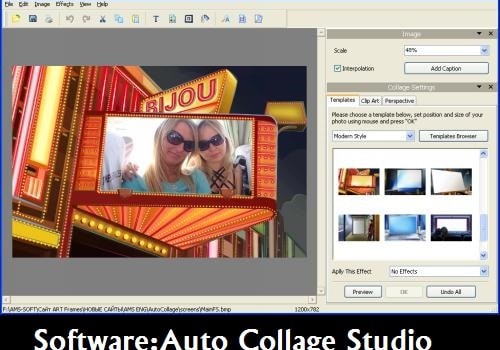 Software: Auto Collage Software