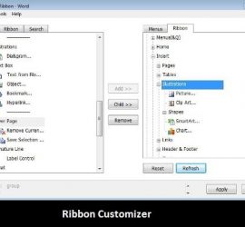 Software: Ribbon Customizer