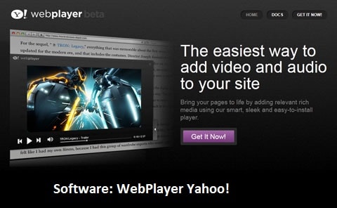 Software: Yahoo Webplayer