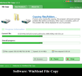 Software: WinMend File Copy